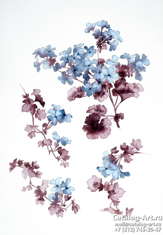 Bleu flowers 38
